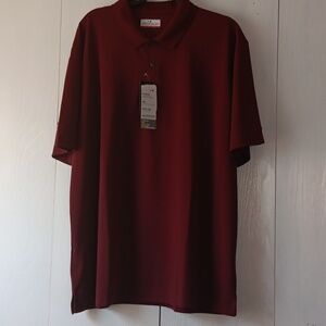 Men Burgundy Polo Size XXL-EEG